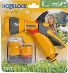 Поливочный пистолет HOZELOCK Multi Spray с коннекторами 5-ти позиционный