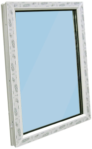 Окно ПВХ одностворчатое 1160x720 мм глухое