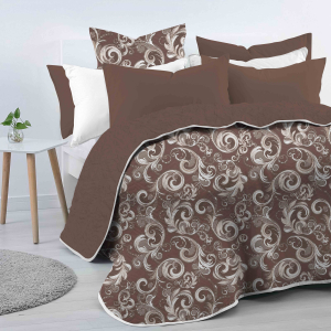 Покрывало MELISSA Milena кофейное 200х220 см