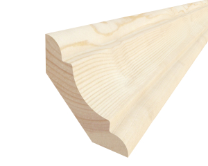 Напольный плинтус Классика сосна 2400х50х12 мм