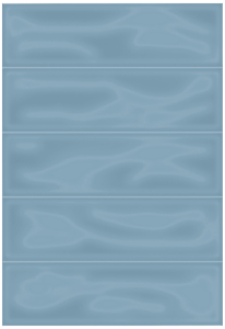 Керамическая плитка Керамин Метро синяя 40х27,5 см