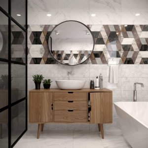 Декор Gracia Ceramica Vinde многоцветный 10100000422 25х60 см