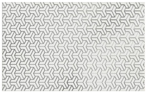 Декор KERAMA MARAZZI Ломбардиа белый 25х40 см