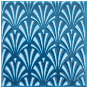 Декор BRAM'S Art Deco синий 15х15 см