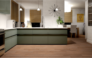 Керамогранит ATEM Chic Bt коричневый 60х15 см