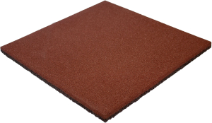 Резиновая плитка Витолит терракотовая 50x50x1,6 см