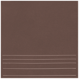 Керамическая ступень Керамин Амстердам камень коричневая 29,8х29,8 см