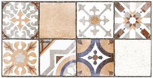 Керамическая плитка НЕФРИТ-КЕРАМИКА Лофт бежевая 40х20 см