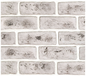 Гипсоцементная плитка настенная Casa Vaga Саман кирпич серая 20х6,5 см