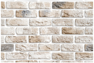 Бетонная плитка KAMROCK Ганзейский кирпич серо-бежевая 20х6 см