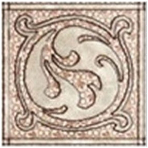 Декор Керамин Раполано бежевый 9,8х9,8 см