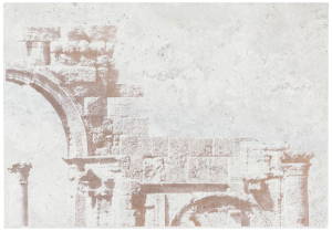 Керамическое панно Керамин Форум тип 1 серое 40х27,5 см