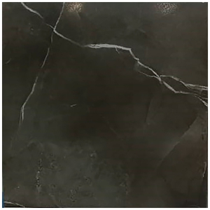 Керамогранит ColiseumGres Impero Titо мрамор черный 45,5х45,5 см