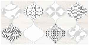 Декор LB CERAMICS Moresque 1641-8625 бежевый 40х20 см