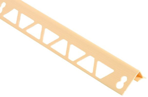 Угол для кафеля внутренний пластиковый слоновая кость 9-10 мм 2,5 м