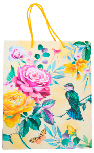 Подарочный пакет Арт и Дизайн  26,4х11,5х36 см в ассортименте