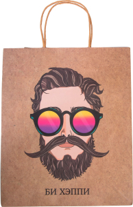 Подарочный пакет Арт и Дизайн 26х11,5х36 см в ассортименте