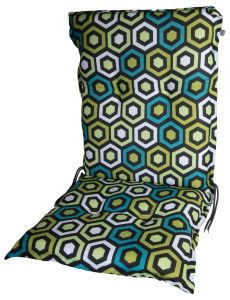 Подушка декоративная XENON Hexagonal 105x50 см зеленая