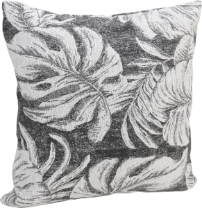 Подушка декоративная Эскар ДЖУНГЛИ 40х40 см темно-серая