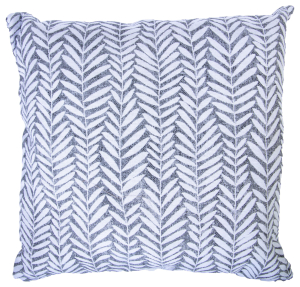 Подушка декоративная Эскар СКЕЛЕТОН 40х40 см темно-серая