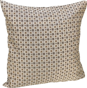 Подушка декоративная Эскар Гипноз 40х40 см коричнево-бежевая