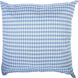 Подушка декоративная Эскар Шале 40х40 см молочно-синяя