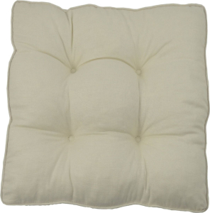 Подушка на стул 40х40 см бежевая