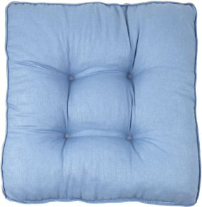 Подушка на стул 40х40 см синяя