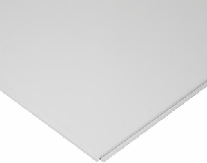 Потолочная панель сталь 59,5x59,5 белая 