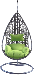 Подвесное кресло Pinamar на опоре коричневое