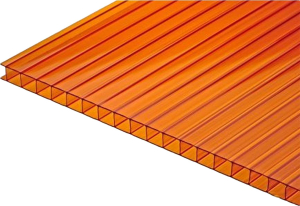 Поликарбонат сотовый терракотовый 4 мм 3000 мм 