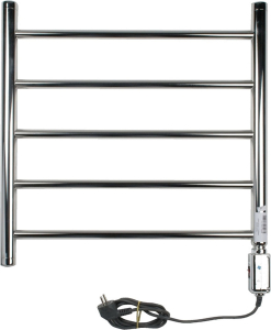 Полотенцесушитель электрический Арго Лесенки Орион хром 500х500 мм