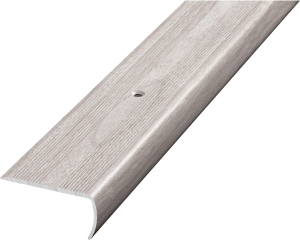 Уголок ЛУКА ПУ 06 900.106 ясень белый алюминий 900х40 мм