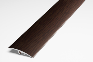 Порог разноуровневый ЛУКА ПР 06 900.095 дуб венге алюминий 900х41 мм