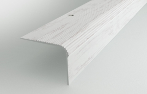 Порог алюминиевый угловой ЛУКА 54х41,8 мм, береза (ПУ 02.1800.R174)