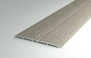 Порог алюминиевый стыковой ЛУКА 100х5 мм, серебристая сосна (ПС 05.900.R195)