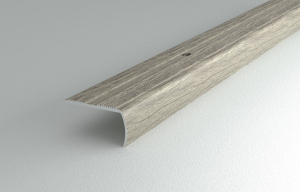 Порог алюминиевый угловой ЛУКА 40х20 мм, серебристая сосна (ПУ 06.1800.R195)