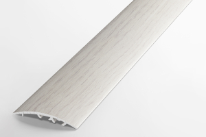 Порог одноуровневый ЛУКА ЛР 50 Ясень белый алюминий 900x50 мм