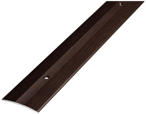Порог одноуровневый ЛУКА ПС 03 Дуб Венге алюминий 900х37 мм