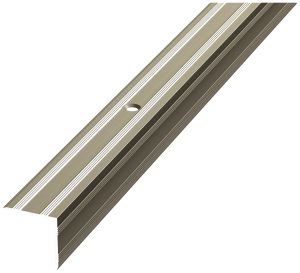 Порог угловой ЛУКА ПУ 05 Анод шампань алюминий 900x20 мм