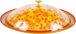 Блюдо сервировочное NiNaGlass Аури 26,5 см стекло разноцветный