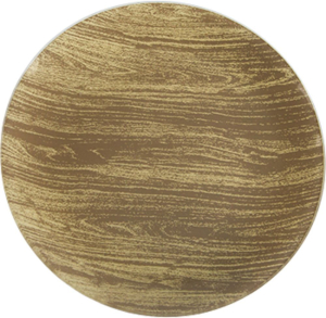 Тарелка обеденная NINA GLASS 26 см стеклянная шампань/бежевый