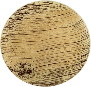 Тарелка десертная NINA GLASS 20 см стеклянная коричневый/золотой