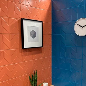 Керамическая плитка Керамин Танага 75х25 см Тёмно-синяя