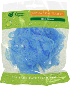 Мочалка Банные штучки Бант 21х16 см в ассортименте