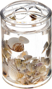 Стакан для зубных щеток Euroshowers Stern Звезда белый