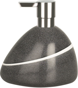 Дозатор для жидкого мыла Spirella Etna Stone темно-серый