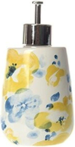 Дозатор для жидкого мыла бело-желтый