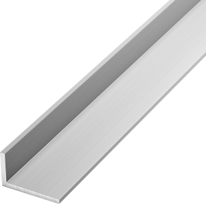 Уголок разносторонний ЛУКА серебро 1000х25х2 мм