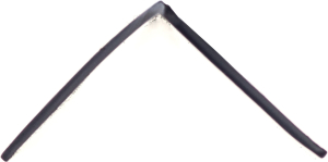 Уголок отделочный 2700х20х1 мм графит